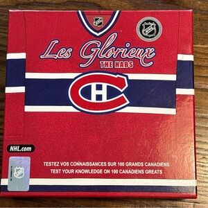 Montreal Canadiens Board Game Les Glorieux The Habs NHL Trivia Game